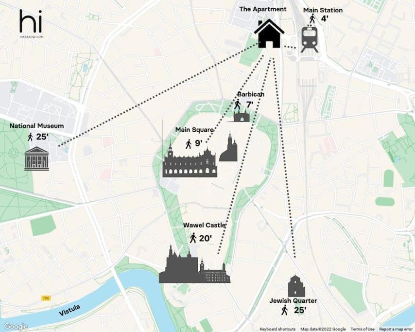 Wygodny Apartament Przy Dworcu Krakow Dış mekan fotoğraf